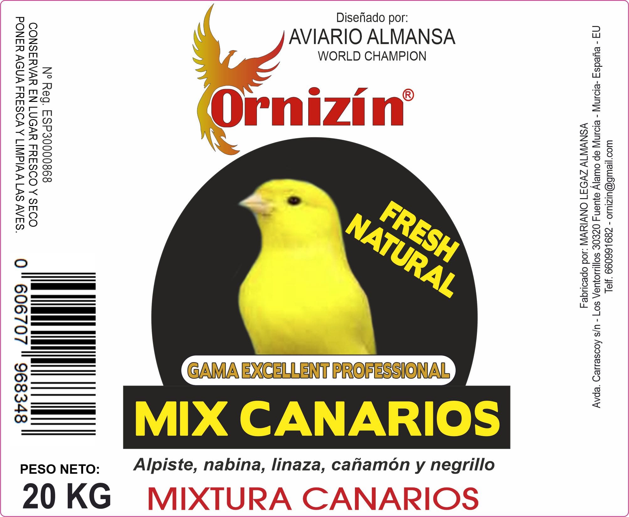 alimentos mix canarios